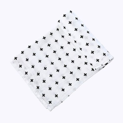 Serviette De Bain Coton Pour,120x110cm,2 Couches,Couverture D'emmaillotage En Mousseline Ronde Pour Enfants,Couverture De Poussette Ronde,Vente En,Livraison - Type Violet-110x120cm
