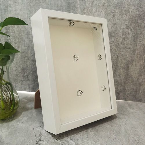Cadre Photo en bois 3D,3cm de profondeur,pour affichage tridimensionnel,style nordique,décor - Type White frame-A3 30X42cm