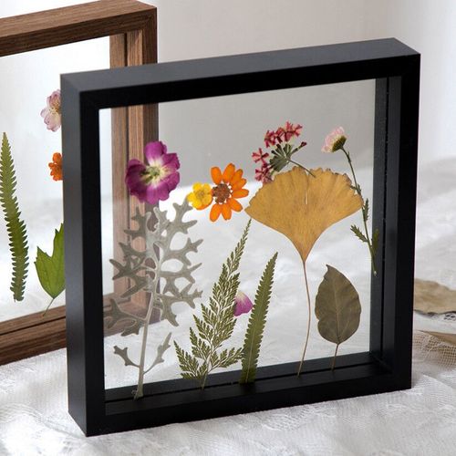 Cadre en bois avec cadre Photo en verre véritable,cadre Photo pour Photo de mariage,décor de bureau - Type photo frame-6inch #B