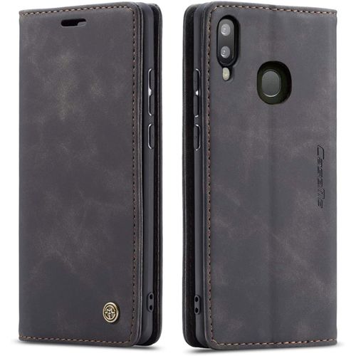 Coque Compatible Avec Samsung Galaxy A20/A30/M10s,Anti-Choc Housse En Cuir Premium Flip Case Portefeuille Etui,Noir