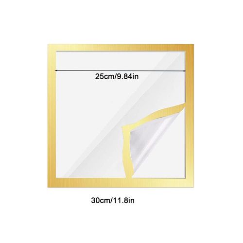 Cadre magnétique pour peinture diamant,30x30,solide,pour afficher des images ou des Photos - Type gold