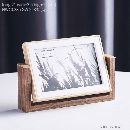 Cadre photo en bois simple et moderne,tableau de densité,décor de bureau à domicile,cadeau commémoratif - Type E