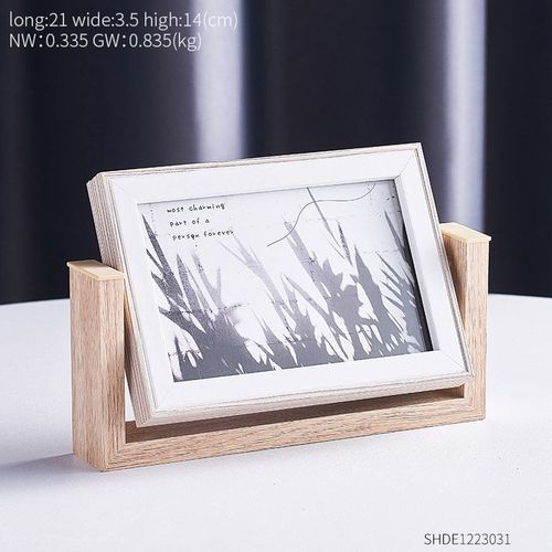 Cadre photo en bois simple et moderne,tableau de densité,décor de bureau à domicile,cadeau commémoratif - Type D