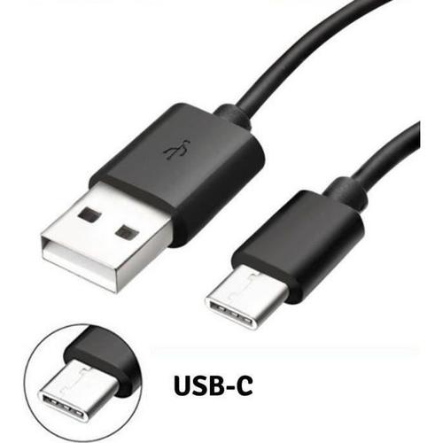 Cable USB-C Chargeur Noir [Compatible Huawei P30 - P30 PRO - P30 LITE]  Cable Type USB-C Port USB Mesure 1 Metre [®]