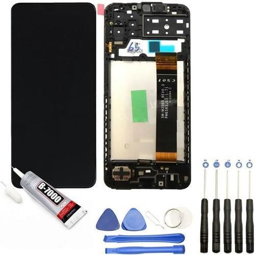 Ecran Complet Compatible Avec Samsung Galaxy A13 4g Sm-A135f 6.6" Vitre Tactile + Ecran Lcd + Chassis + Kit Outils -Visiodirect-