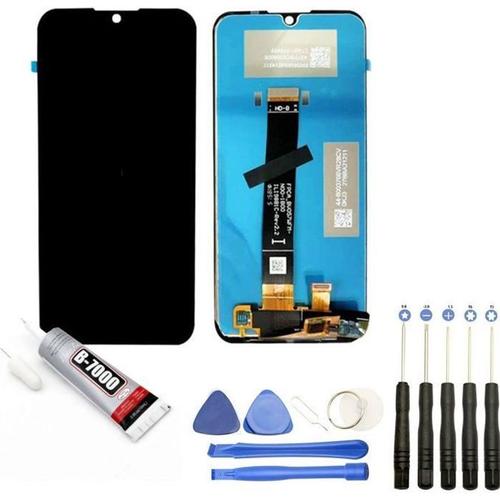 Vitre Tactile + Ecran Lcd Compatible Avec Huawei Y5 2019 Bleu (Sapphire Blue) Taille 5.71"+ Kit Outils + Colle B7000 Offerte