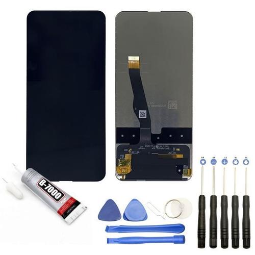 Vitre Tactile + Ecran Lcd Compatible Avec Huawei P Smart Psmart Z Taille 6.59" Vert + Kit Outils + Colle B7000 Offerte