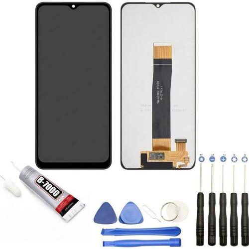 Vitre Tactile + Ecran Lcd Compatible Avec Samsung Galaxy A32 5g Sm-A326b 6.5" Bleu + Kit Outils + Colle B7000 Offerte