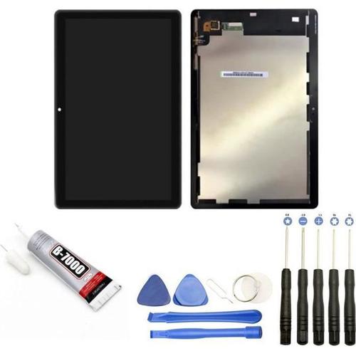 Vitre Tactile + Ecran Lcd Compatible Avec Huawei Mediapad T3 10 Ags-W09 Ags-L09 Ags-L03 9.6" Or + Kit Outils + Colle