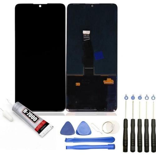 Ecran Complet:Vitre Tactile+Ecran Lcd Compatible Avec Huawei P30 Taille 6.1"Rouge (Amber Sunrise )+Kit Outils +Colle B7000 Offerte