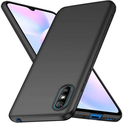 Coque Silicone Tpu Noir Pour Xiaomi Redmi 9a Couleur :