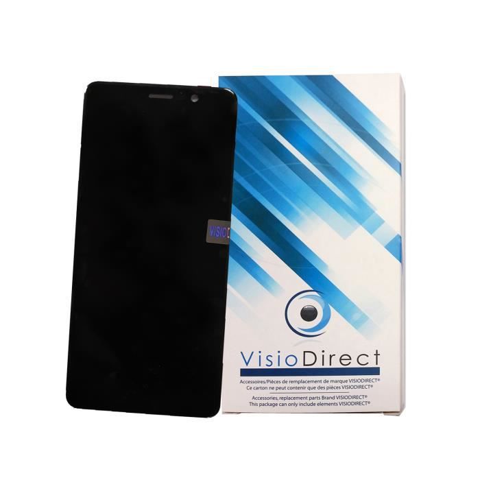 Ecran Pour Wiko Tommy 3 5.45" Noir Téléphone Portable Vitre Tactile + Ecran Lcd -Visiodirect