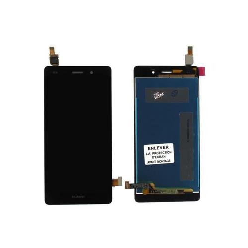 Ecran Complet Vitre Tactile + Lcd Huawei P8 Lite Noir + Outils