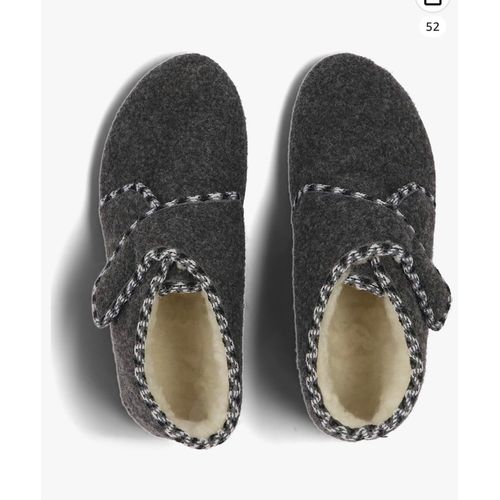 Chaussons Chauds Bawal En Feutre Et Laine Pour Femmes Taille 39