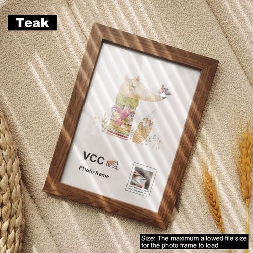 Cadre photo en bois pour mur,décor vivant,certificat d'honneur A4,document,bureau,10x15 cm,15x20 cm,20x25cm - Type teak color-A4 21X30cm