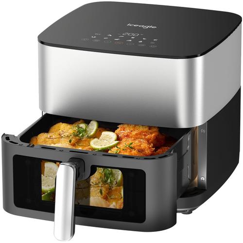 Iceagle Friteuse Sans Huile 9L Air Fryer AF08010 avec Fenêtre Visible