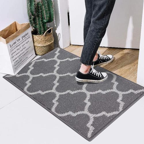 Tapis d'intérieur noir 20x32 - tapis d'entrée imperméable