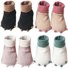 chaussettes antidérapantes bébé hibou - Chaussette Chausson