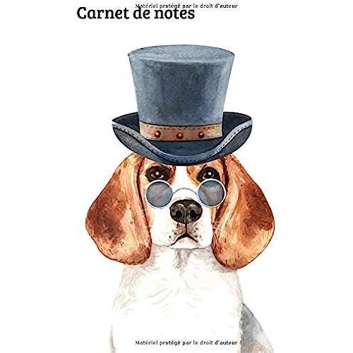 Carnet De Notes: Chien Beagle | Cahier De Notes 120 Pages | Bloc-Notes | Journal Intime | Photo De Chien Beagle | Notebook | Cahier D'écolier |