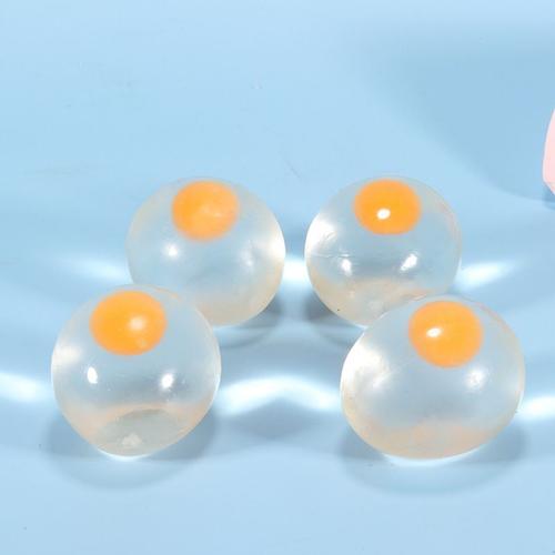 Boule jaune d'œuf anti-stress souligné avec Goop jaune, jeu de fête de  Charleroi, décoration de festival, jouets, 1,2 pièces