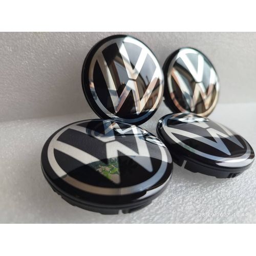 4x Cache Moyeux De Jante Vw 56mm Centre De Roue Vw Cabochon De Jantes 1s0601171