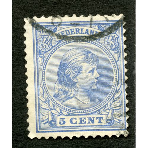 Timbre Oblitéré Nederland, 5 Cent
