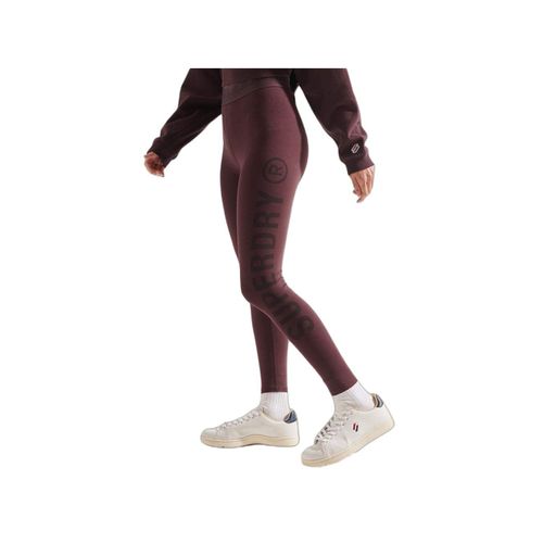 Jogging Superdry Essential Femme Bordeaux