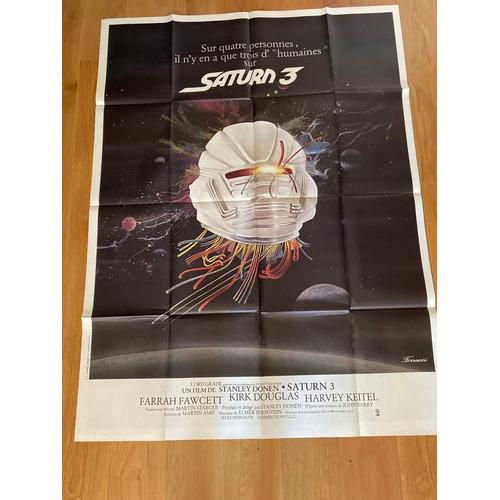 Affiche De Cinema - Saturn 3 - Science Fiction 120 X 160