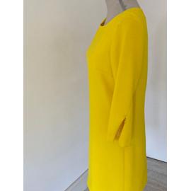 Robe droite jaune taille 38 40 Caroll a manches Rakuten