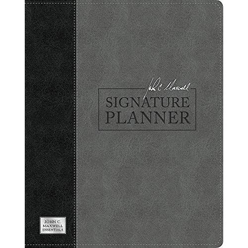 John C. Maxwell Signature Planner (Gray/Black Leatherluxe(R))