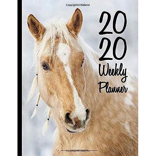 2020 Weekly Planner: 1 Year Daily Monthly Weekly Planner 2020 Calendar Views Horses Gift For Horse Lover Friends Colleague Men Women With Inspirational Quotes (Just A Girl Who Loves Horses)