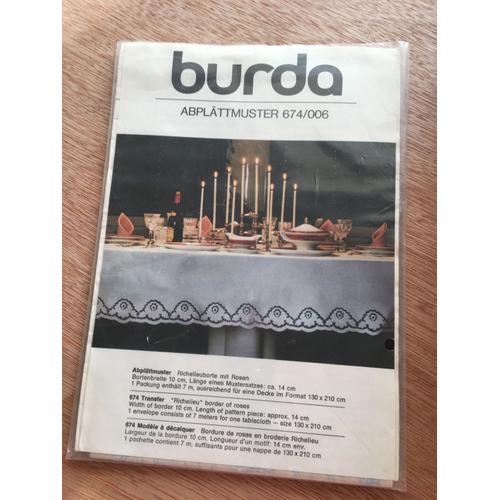 Burda Patron Vintage Modèle À Décalquer