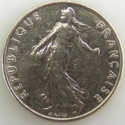 Semeuse 1/2 Franc Cuivre-Nickel Ttb 1984 France - Pièce De Monnaie