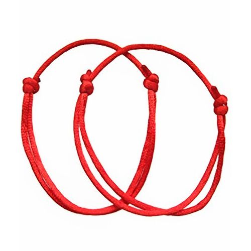 Akai Ito Fil Du Destin 2 Bracelets Rouge Ame Soeur Couple Ami Friend Love, Amour Ame Soeur 2 Bracelets Rouge Personnaliser Par Message