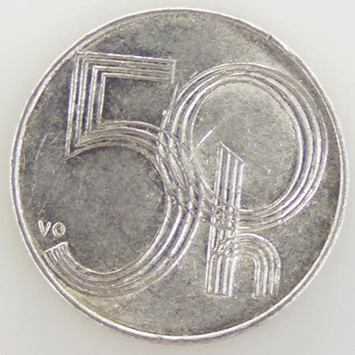 50 Haleru Aluminium Tb 1994 Tchèque (République) - Pièce De Monnaie