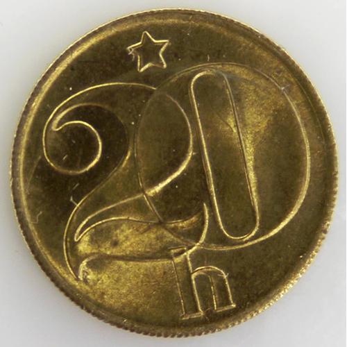 20 Haleru Cuivre-Nickel Tb 1990 Tchèque (République) - Pièce De Monnaie