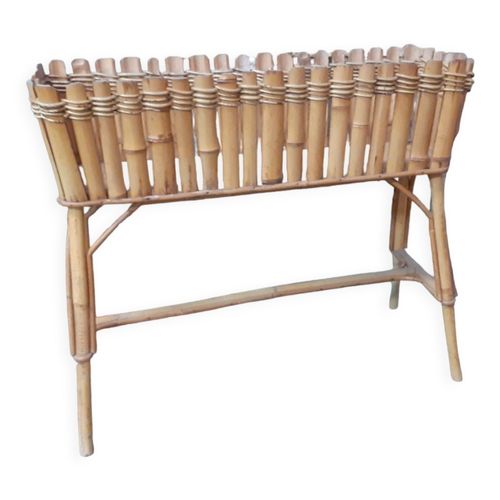 Jardiniere Rotin Beige