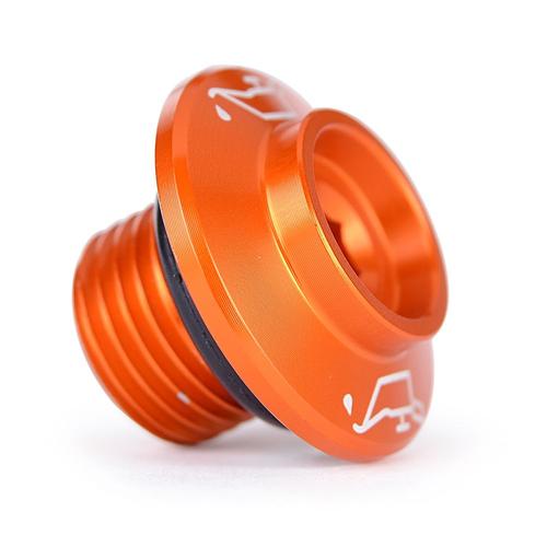 Orange Bouchon De Carter De Moto, Couvercle De Vis De Remplissage D'huile Moteur Cnc, M16 * 125, Ktm Duke 390 2014, Ktm Rc 2019 1.5 Duke 125-200 ""Nipseyteko""