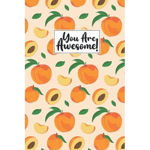 You Are Awesome Peach Composition Notebook: Peach Composition Notebook Journal Gifts Peach Blank Lined Notebook Planner