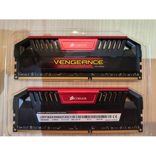 RAM cosair Vengence DDR3 - 2133 Mhz - 8 Gb - CMY16GX3M2A2133C11R