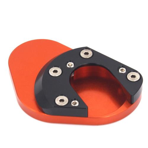 Orange Support Latéral En Aluminium Cnc Pour Ktm Duke 125 200 250 390 Rc 125 Rc390, Plaque D'agrandissement, Béquille, Étagère De Pied ""Nipseyteko""