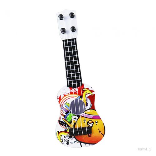 Ukulélé pour enfants 4 cordes Mini guitare Facile à tenir Instrument de  musique Apprentissage précoce Ukulélé Jouet pour enfants d'âge préscolaire  de Motif de graffitis