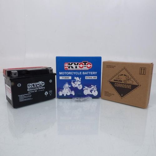 Batterie Kyoto Pour Scooter Sym 50 Jet One 2007 À 2012 Ytx4l-Bs / 12v 3ah Neuf