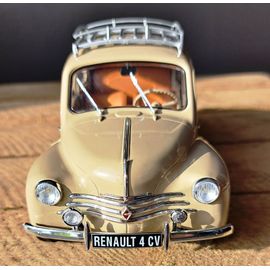 Renault 4cv Beige Tourterelle 1956 Solido 1/18 Ref : S1806605-Solido