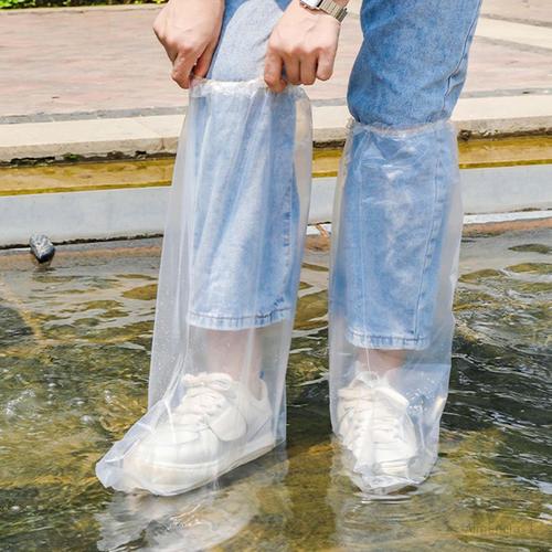 Couvre-Chaussures Jetables 1pc, Couvre-Chaussures Et Bottes De Pluie Transparents, Couvre-Chaussures Longs, Couvre-Chaussures Imperméables, 39cmx50cm