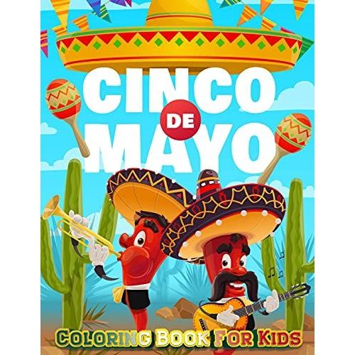 Cinco De Mayo Coloring Book For Kids