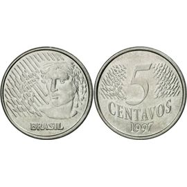 Monnaie 5 Centavos Brésil 1997