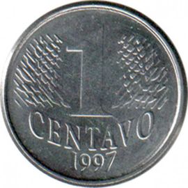 Monnaie 1 Centavo Brésil 1997