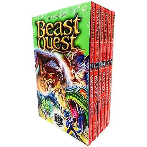 Beast Quest Series 9 Box Set Books 1 - 6 Collection (Ursus, Minos, Koraka, Silver, Spikefin & Torpix)