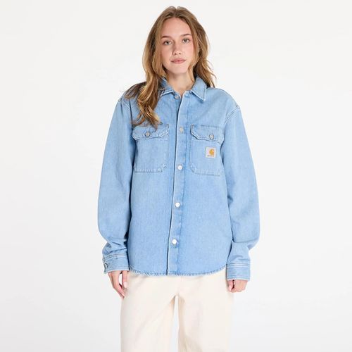 Chemise Harvey Shirt Jac Unisex Blue Dark Bleached S